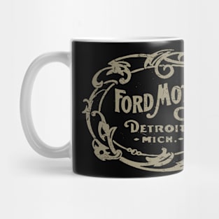 Ford Motoc Co. vintage sign Mug